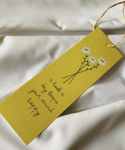 a book a day keeps your mind happy bookmark