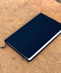 Black Notebook with White pages